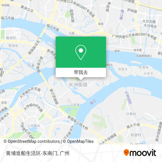 黄埔造船生活区-东南门地图