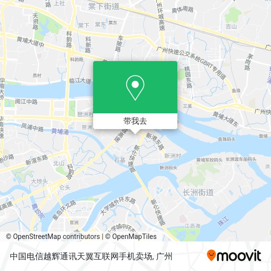 中国电信越辉通讯天翼互联网手机卖场地图