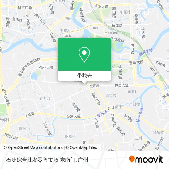 石洲综合批发零售市场-东南门地图
