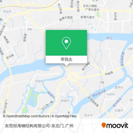 东莞恒海钢结构有限公司-东北门地图