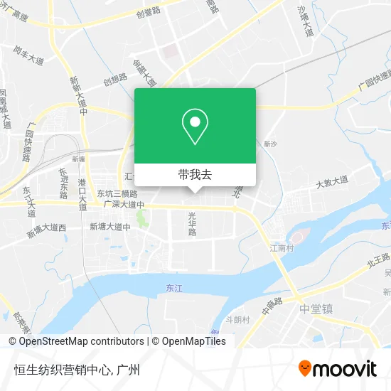 恒生纺织营销中心地图
