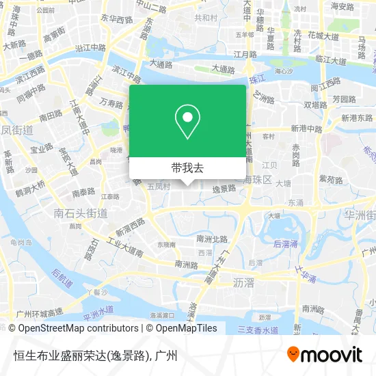 恒生布业盛丽荣达(逸景路)地图