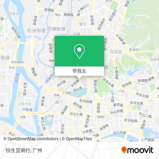 恒生贸易行地图