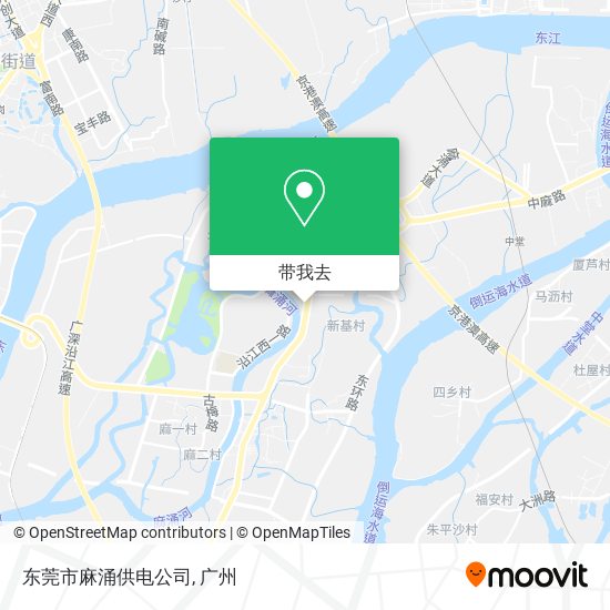 东莞市麻涌供电公司地图