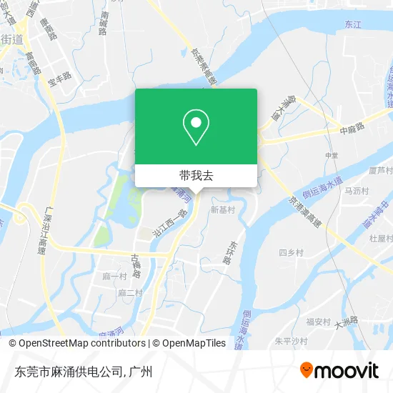 东莞市麻涌供电公司地图