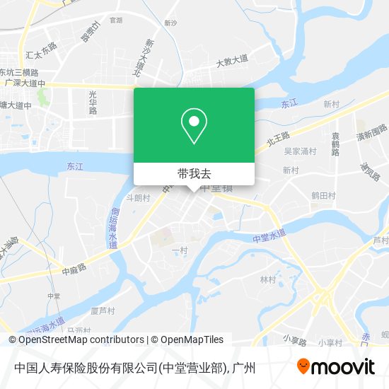 中国人寿保险股份有限公司(中堂营业部)地图