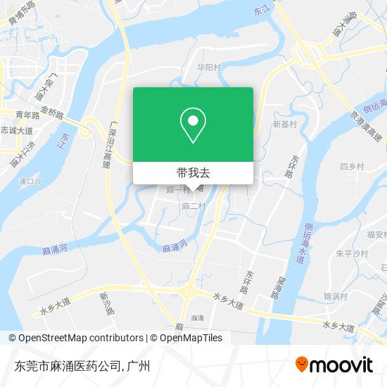 东莞市麻涌医药公司地图