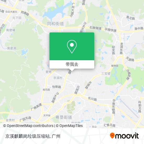 京溪麒麟岗垃圾压缩站地图