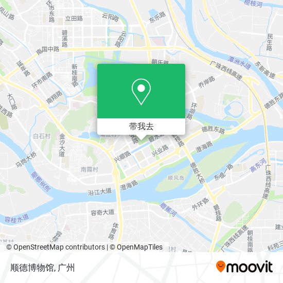 顺德博物馆地图