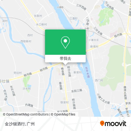金沙烟酒行地图