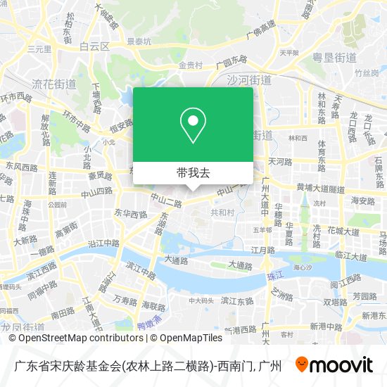 广东省宋庆龄基金会(农林上路二横路)-西南门地图