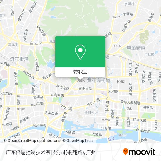 广东倍思控制技术有限公司(银翔路)地图