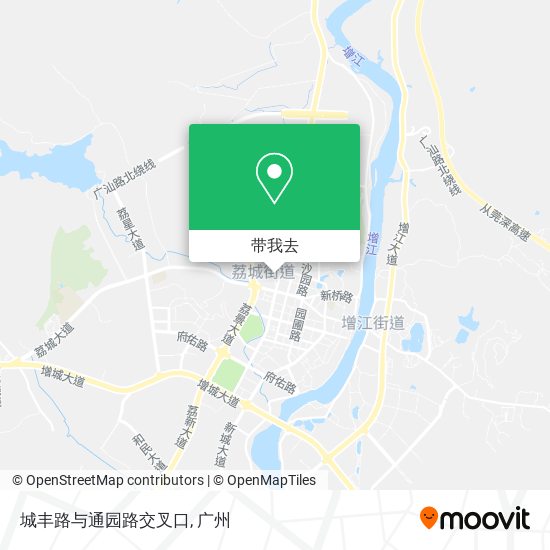 城丰路与通园路交叉口地图