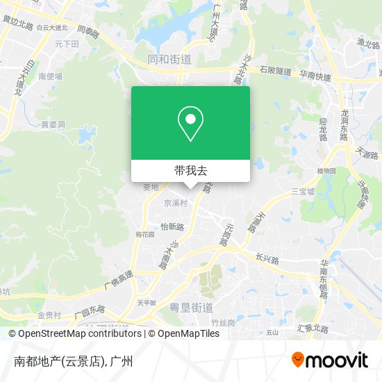 南都地产(云景店)地图