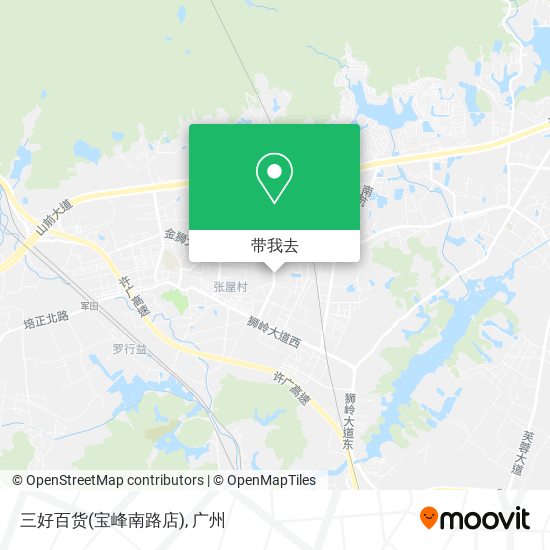 三好百货(宝峰南路店)地图