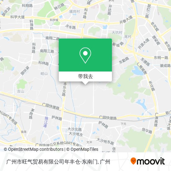 广州市旺气贸易有限公司年丰仓-东南门地图