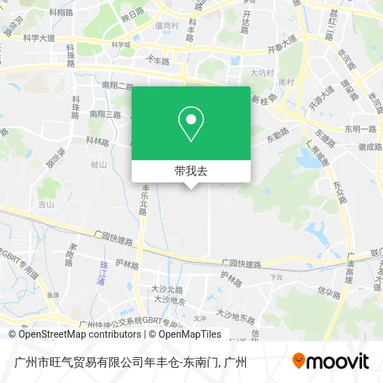 广州市旺气贸易有限公司年丰仓-东南门地图