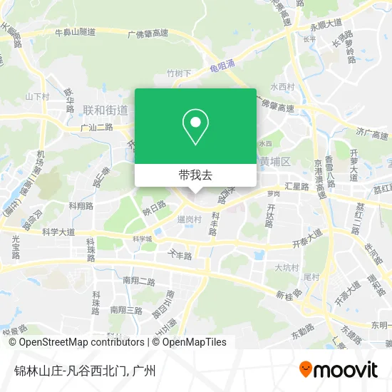锦林山庄-凡谷西北门地图