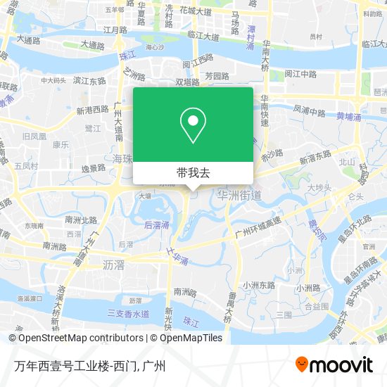 万年西壹号工业楼-西门地图