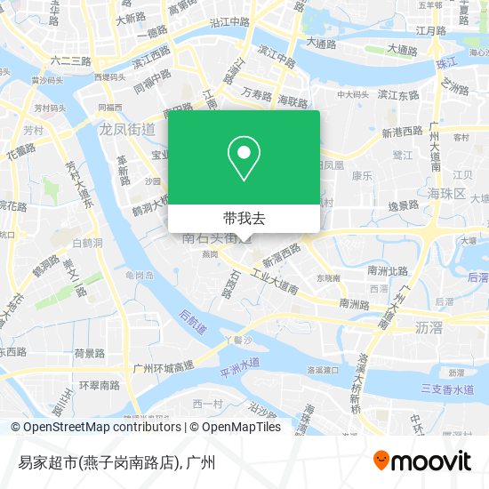 易家超市(燕子岗南路店)地图