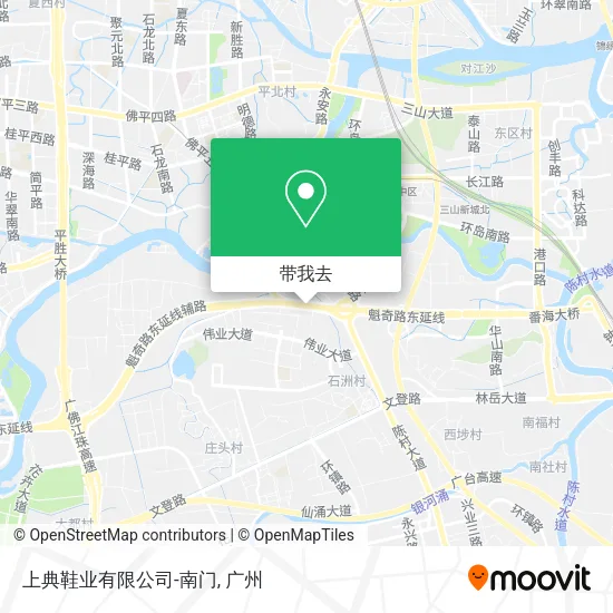 上典鞋业有限公司-南门地图