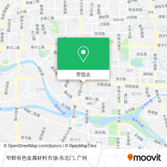 华辉有色金属材料市场-东北门地图