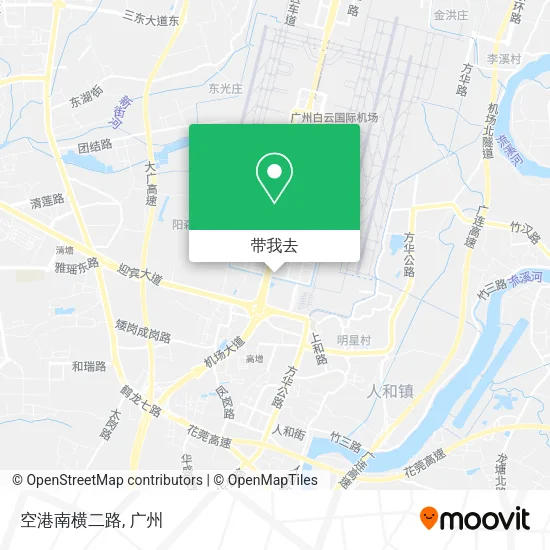 空港南横二路地图