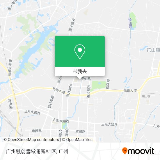 广州融创雪域澜庭A1区地图