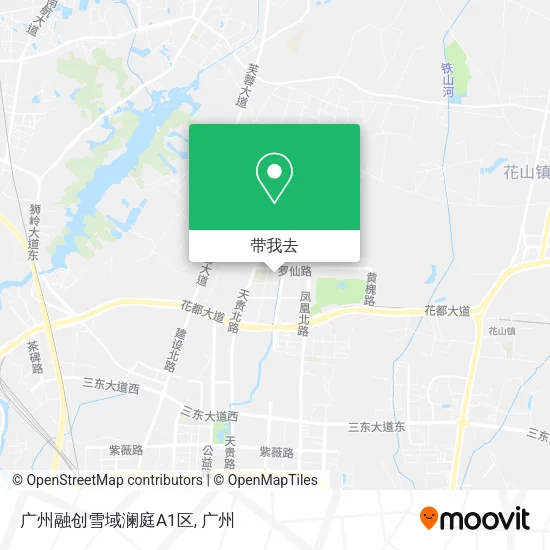 广州融创雪域澜庭A1区地图