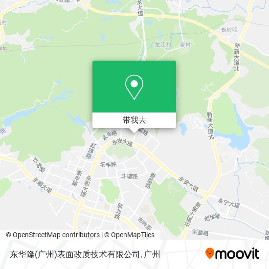 东华隆(广州)表面改质技术有限公司地图