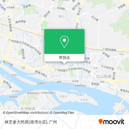 林芝参大药房(港湾分店)地图