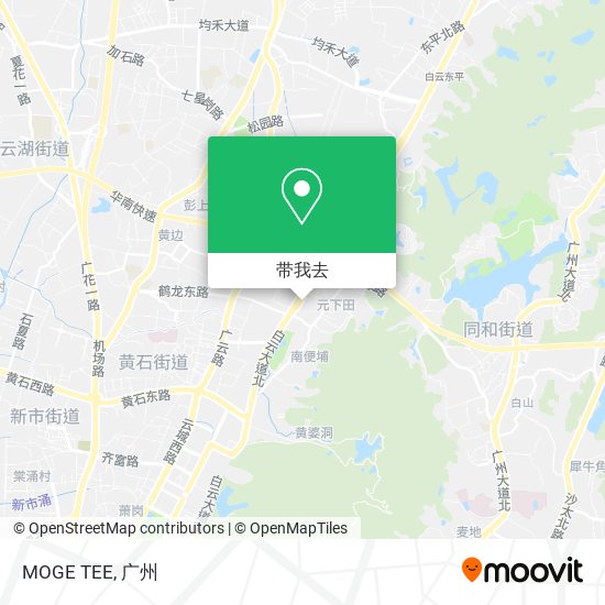 MOGE TEE地图