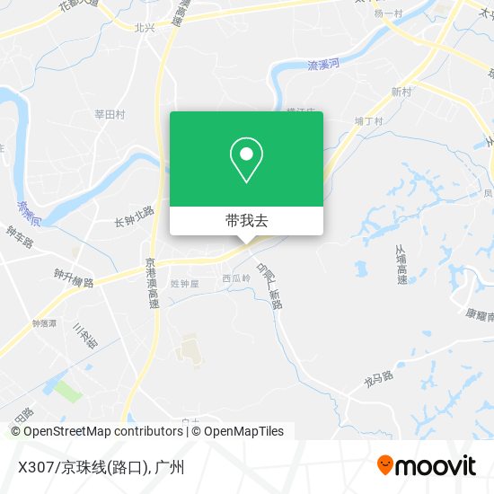 X307/京珠线(路口)地图