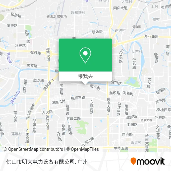 佛山市明大电力设备有限公司地图
