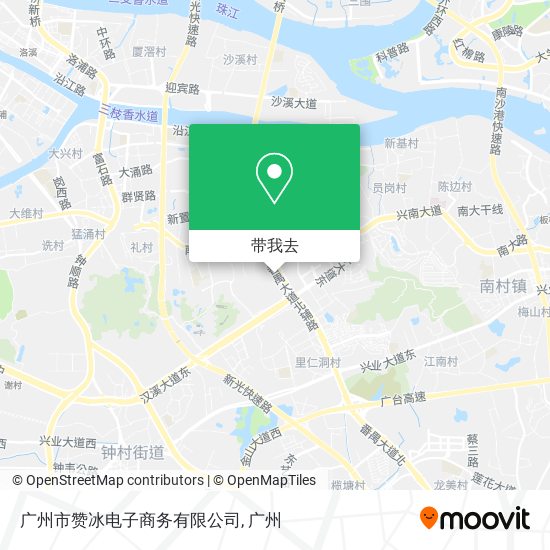 广州市赞冰电子商务有限公司地图