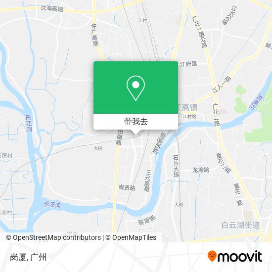 岗厦地图