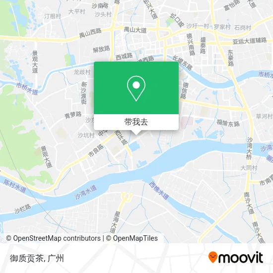 御质贡茶地图