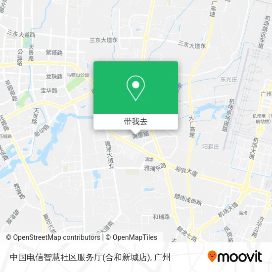 中国电信智慧社区服务厅(合和新城店)地图