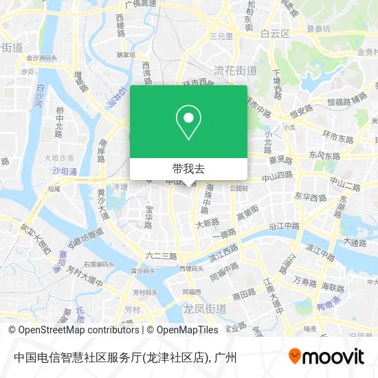 中国电信智慧社区服务厅(龙津社区店)地图