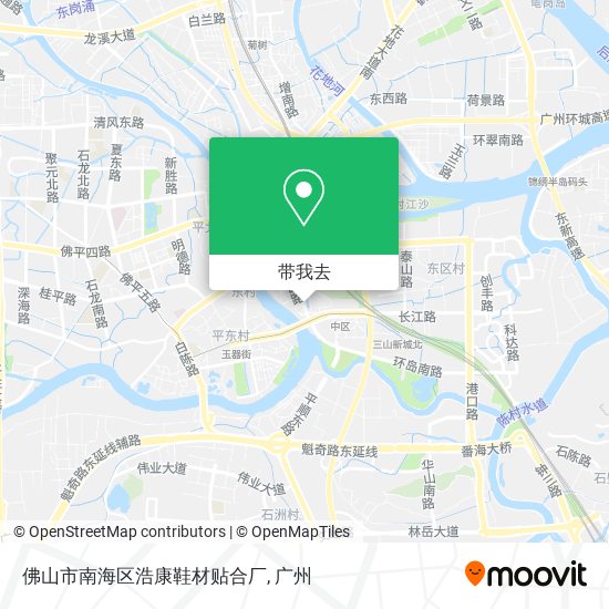 佛山市南海区浩康鞋材贴合厂地图