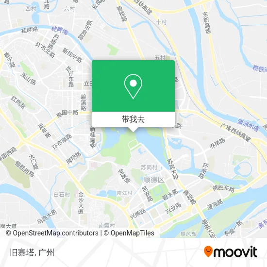 旧寨塔地图
