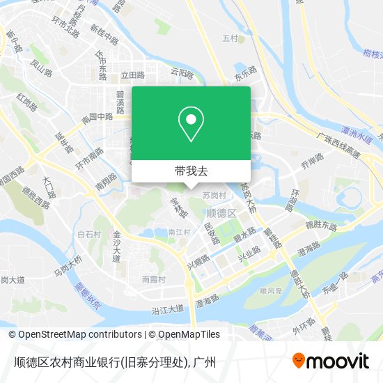 顺德区农村商业银行(旧寨分理处)地图