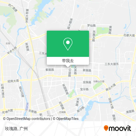 玫瑰路地图