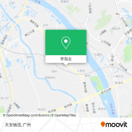 天安物流地图