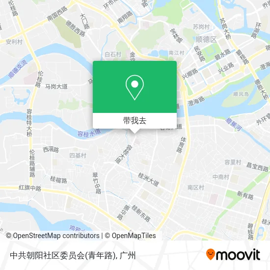 中共朝阳社区委员会(青年路)地图