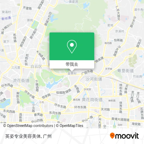 英姿专业美容美体地图