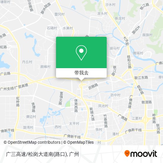 广三高速/松岗大道南(路口)地图