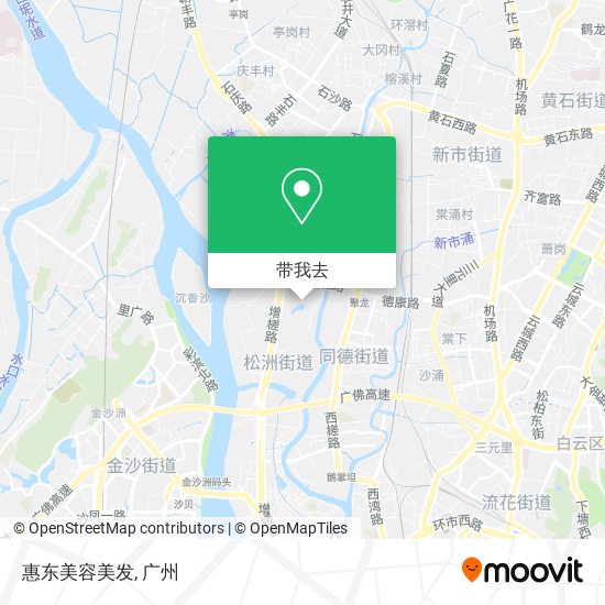 惠东美容美发地图