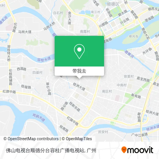 佛山电视台顺德分台容桂广播电视站地图