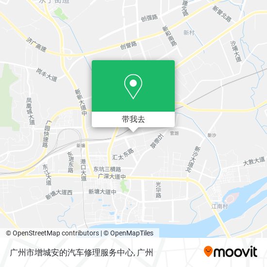 广州市增城安的汽车修理服务中心地图